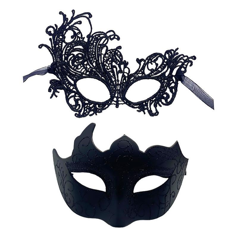 Daisy Duck Halloween Mask With Handcrafted Lace For Costume Parties And Couples