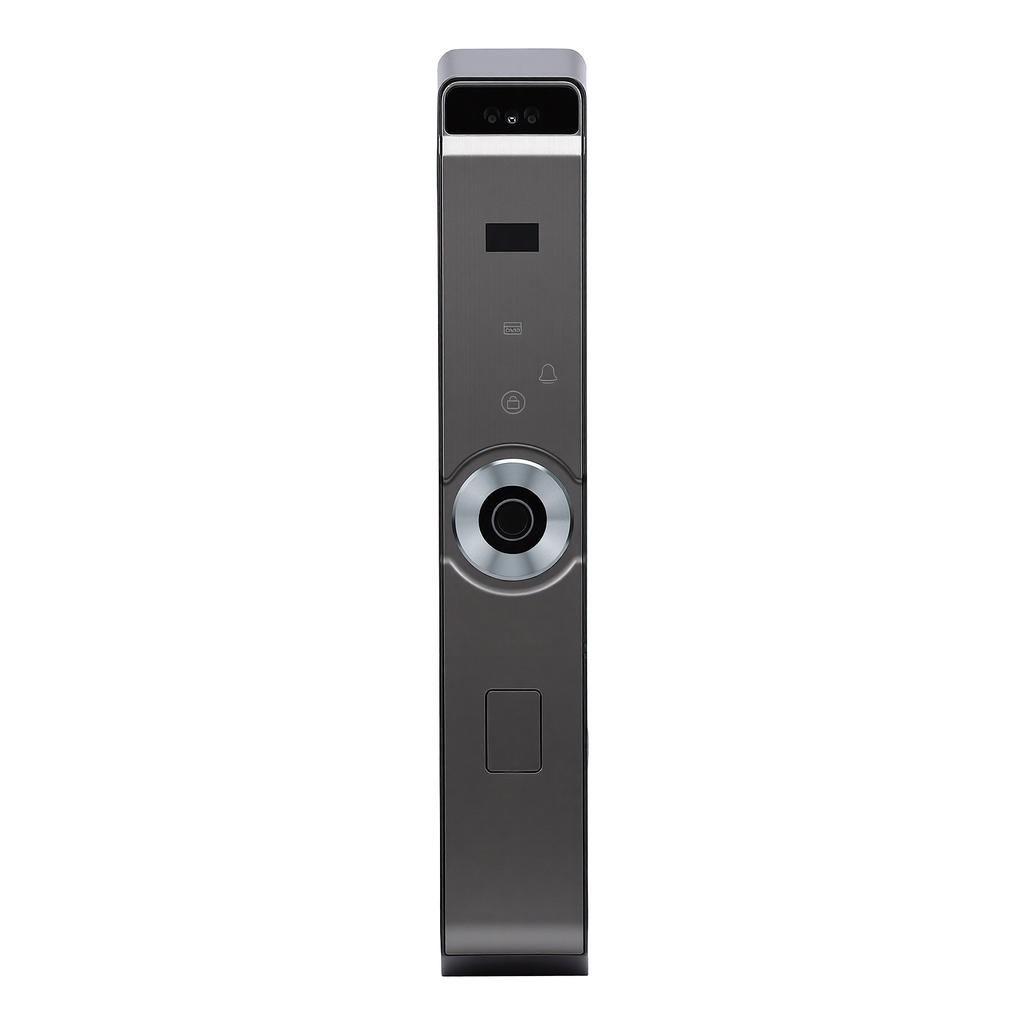 Tür-Smart-Lock mit Kamera 3D-Gesichtserkennung Fingerabdruck Handflächenader 7 Entsperrmethoden 1080P HD-Video-Sprechanlage IP65
