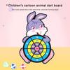 Cartoon Dart Board Games for Kids Board Games Kit with 3 Sticky Balls And Hook