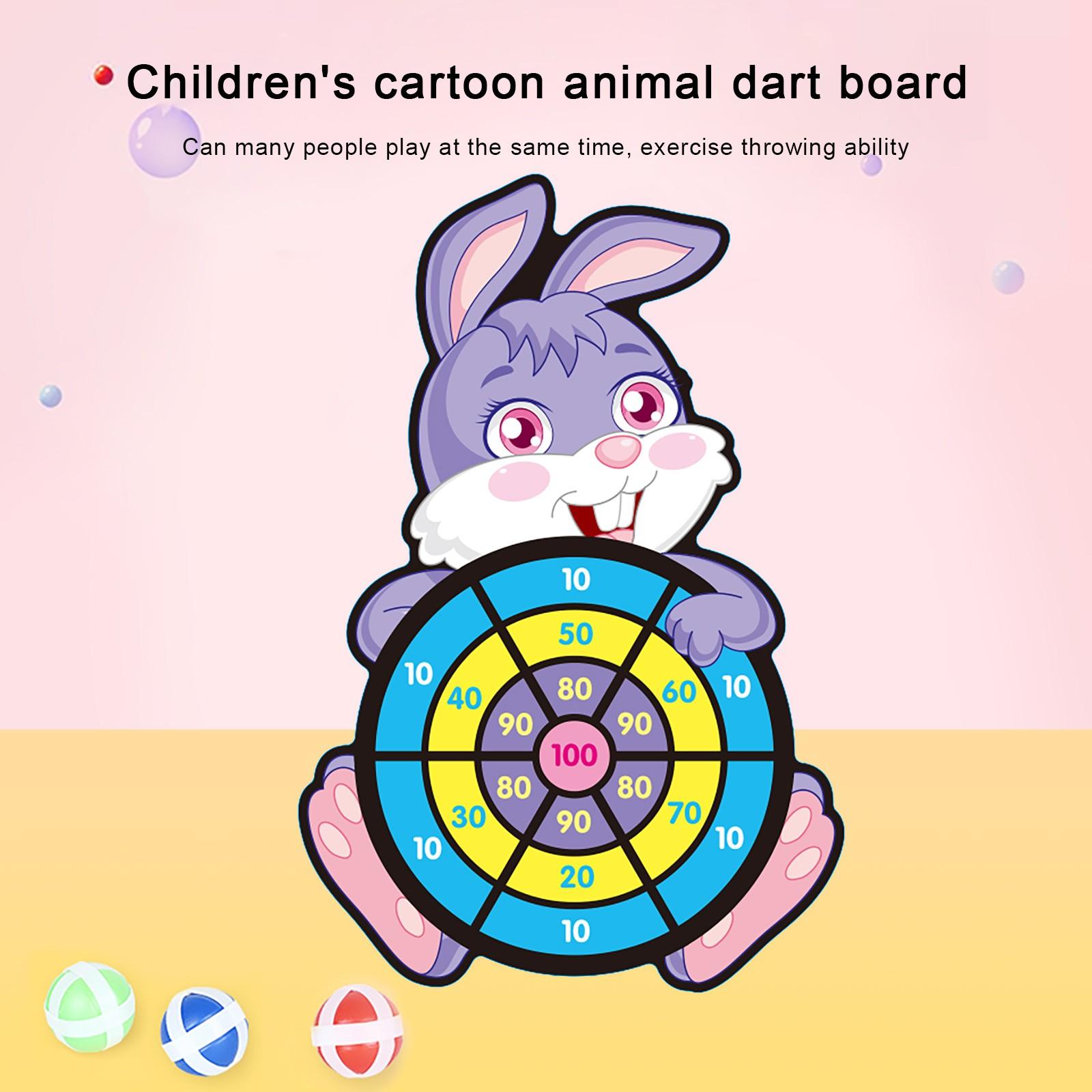 

Набор настольных игр с мультяшным дротиком для детей с 3 липкими шариками и крючком