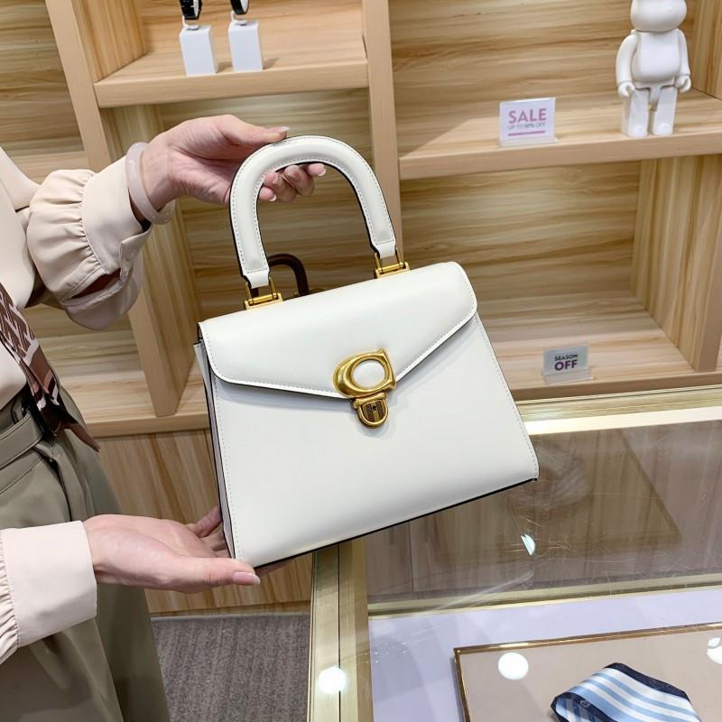 Kelli Bag Women 2024 One-shoulder Cross-body High-end Authentic Leather All-match Fashionable Horseshoe Buckle Handbag