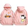 2025 MINISO Cute Snoopy Cartoon Anime Periphery Children's Hoodies In Spring and Autumn New Style Parent Child Clothing Hoodies