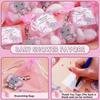 30Pcs Baby Shower Party Theme Keyring Elephant Shape Keychain Set Accessory