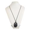 4 Colors Minimalist Wine Red Black Acrylic Long Pendant Necklace For Women Vintage Leather Rope Chain Sweater Chain New