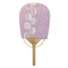 Hemp Mini Fan Handball Compact Size 1122 Cm Handmade Marugame Made Japan.