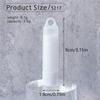 3.5G Pink/White Lip Enamel Tube With Keychain And Brush Rod Refillable Lip Gloss Tube Empty Bottle Lips Glaze Container Makeup