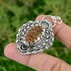 Daughters Day Sale Mariam Jasper Stone Sterling Silver Trendy Pendant Jewelry