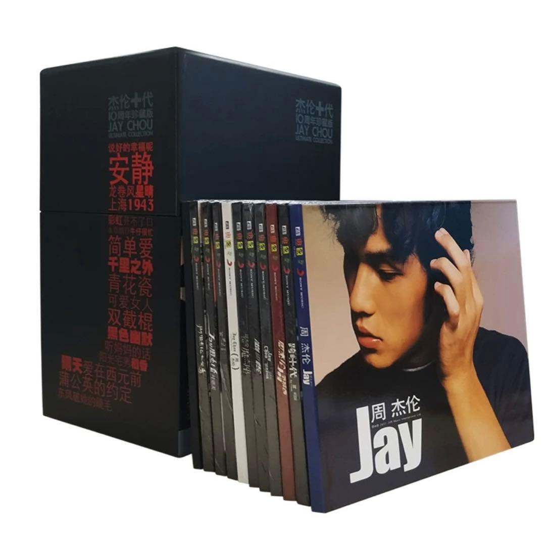 

[USED] JAY CHOU JAY CHOU 10th Anniversary Edition 10 CDs Chinese Edition