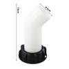 IBC Tank Fittings Hose Splitters Connector Replacement Extension Drain Spout Hose with Valve Fitting for 1000L IBC Water Tanks