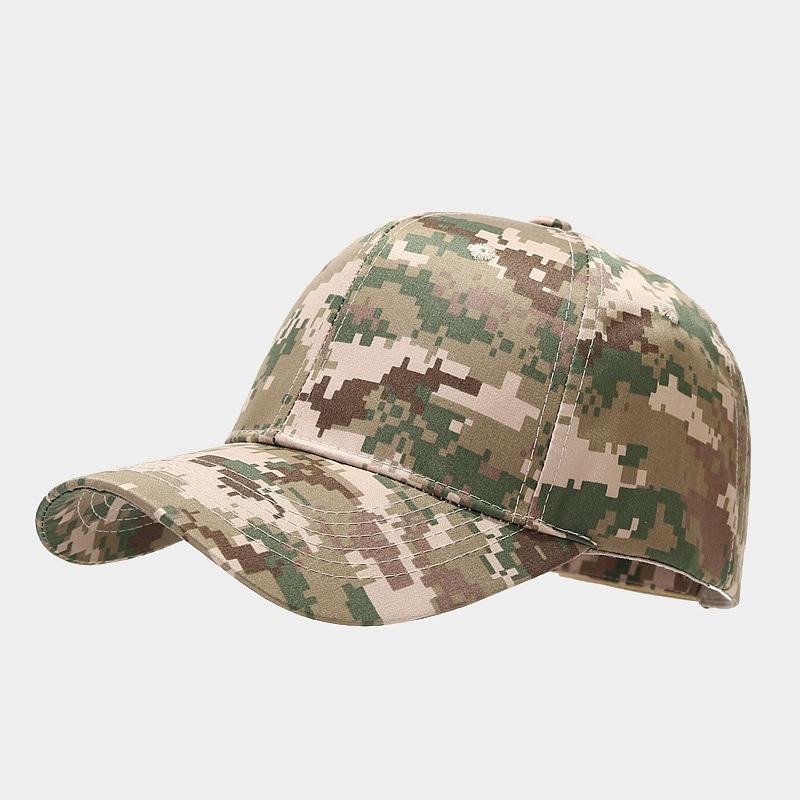 Outdoor Sports Sun Hat Men's Tactical Military Fan Camping Mountaineering Fishing Cap Women's Digital Camouflage Baseball Cap