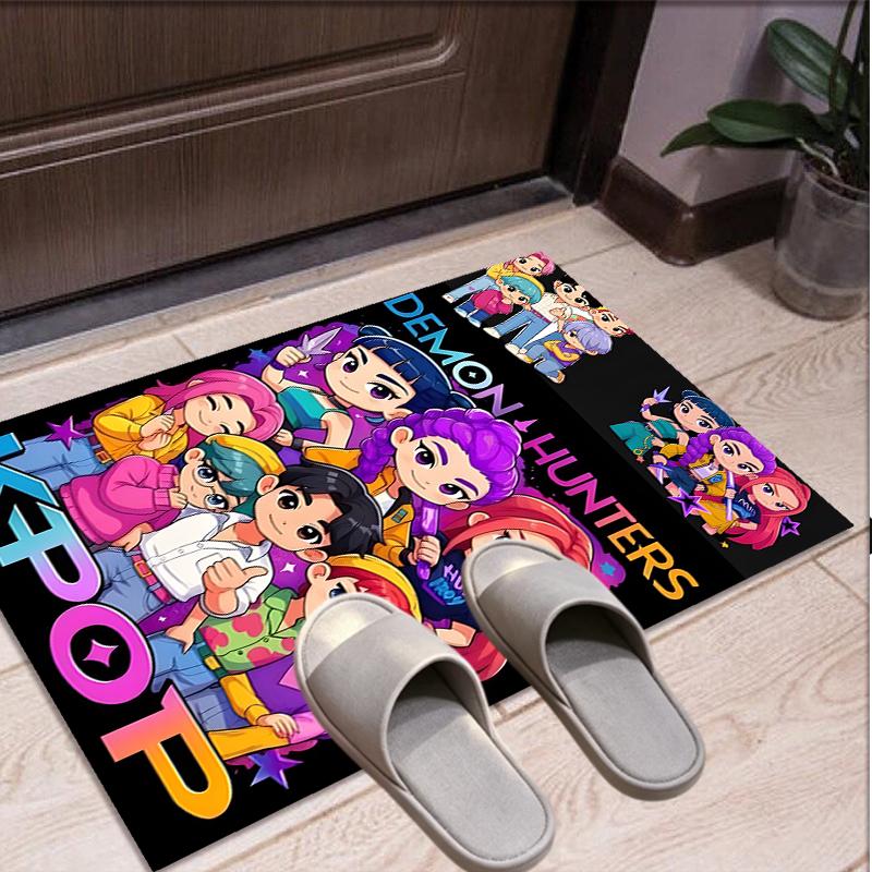 Girl group Pattern Rug, Indoor/Outdoor Mat, for Picnic, Gameroom, Bedroom, Office, Living Room, Home Decor Carpet, Birthday Gift