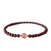 Niche Natural Garnet Stone Beaded Bracelet Unisex Gift DIY