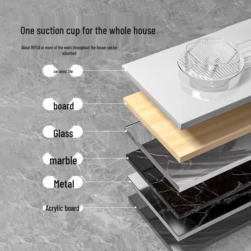 Rotating Suction Cup Hook: No-Drill, Strong Load-Bearing for Kitchen, Bathroom, or Shower Use