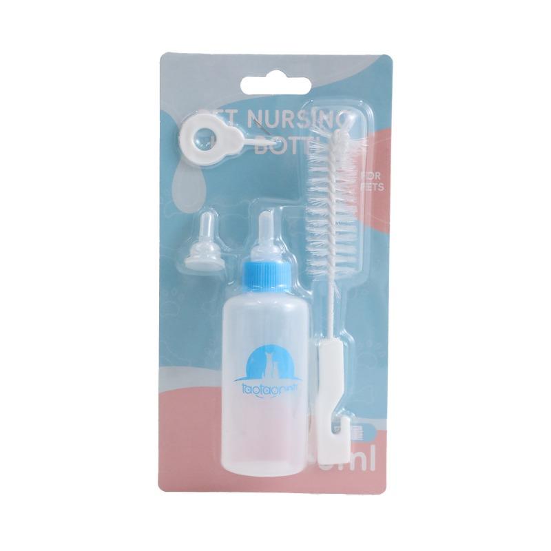 

Новая маленькая бутылочка для молока для питомцев от Miaoxinbao, бутылочка для молока Тоторо для кормления молоком и водой, и бутылочка для молока для щенков 60ml синий