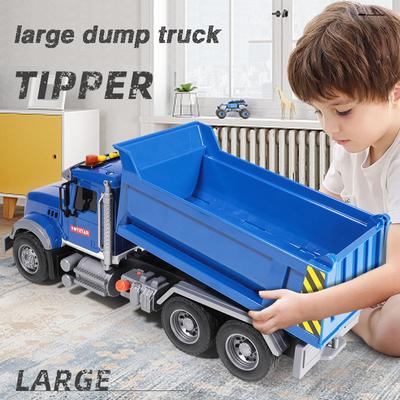 Nuovo camion con cassone ribaltabile extra large, giocattolo di simulazione, camion di ingegneria, grande camion per bambini, modello di auto, regalo per ragazzo