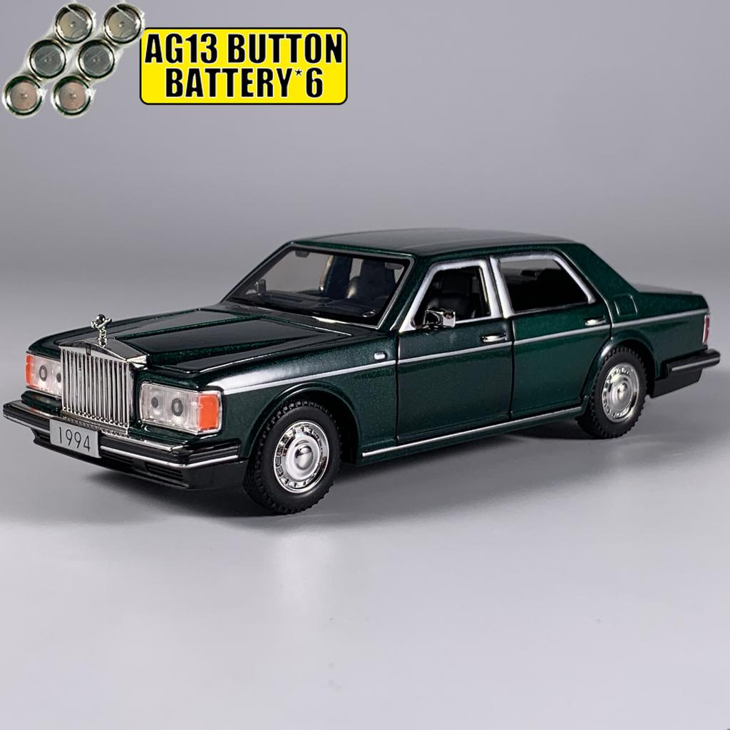 1:32 1994 Rolls Royce Silver Spur Limousine Alloy Metal Diecast Model Car Home Computer Desktop Display Ornament Mini Adult Gift