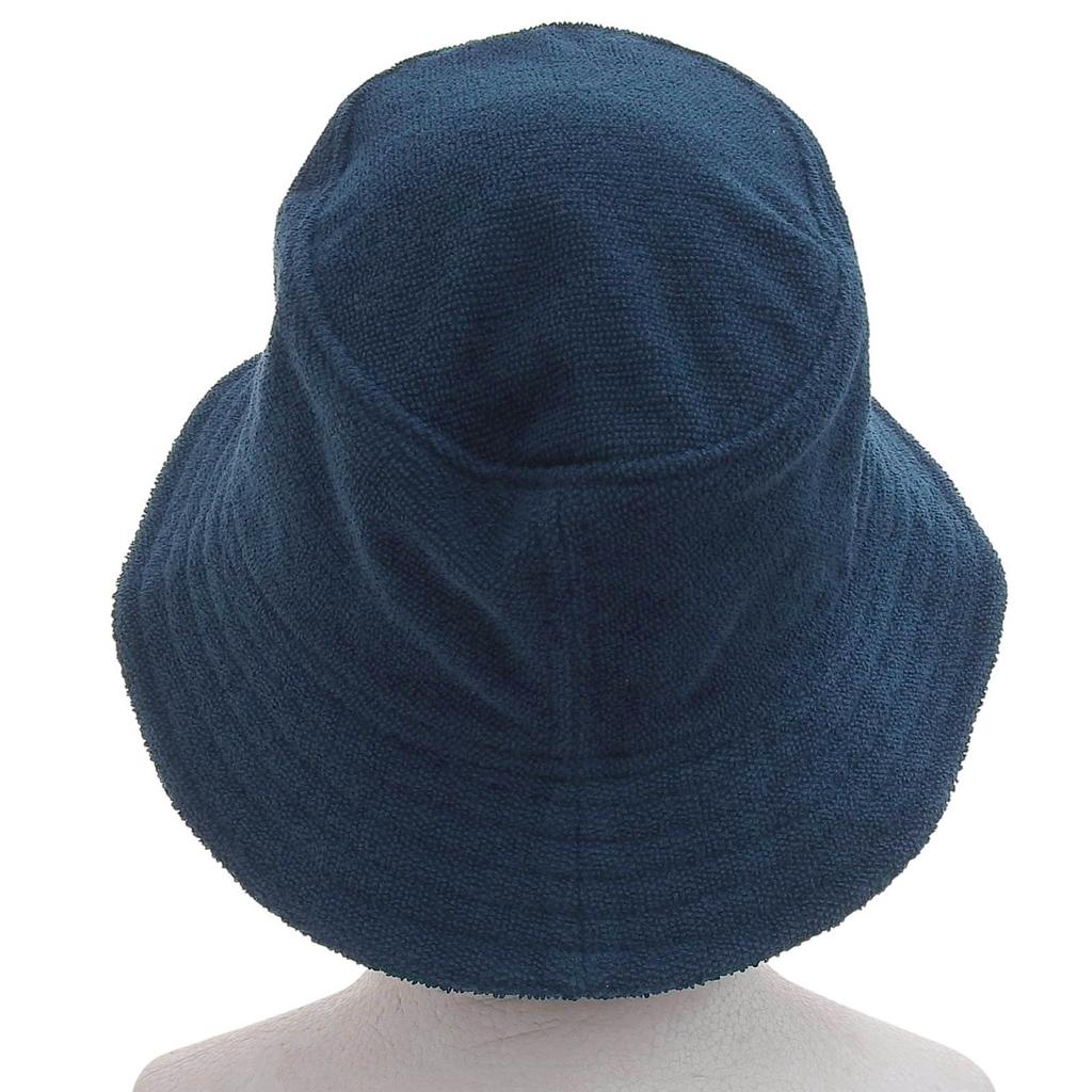 Excellent HERMES Hat Harper Bucket Hat Blue Cotton Women 58 Used