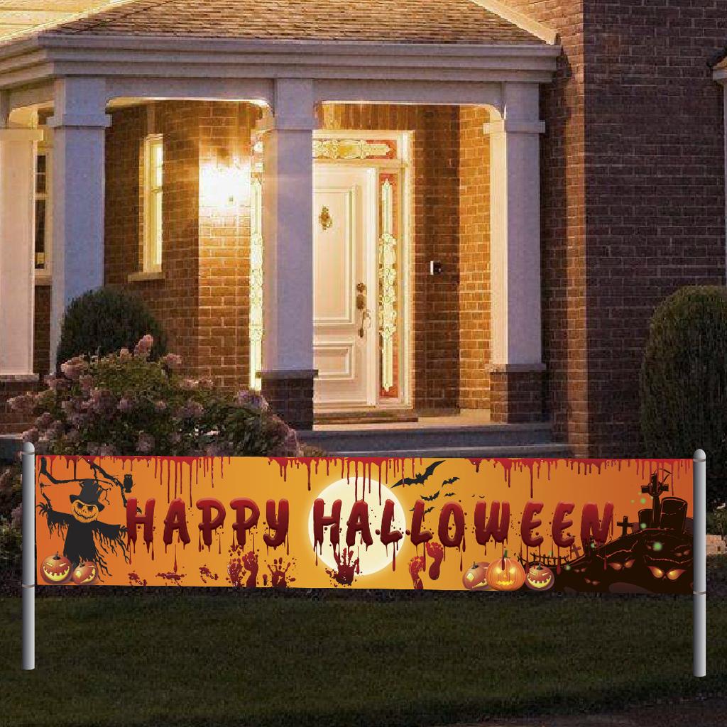 Halloween Party Banner, Hofdekorationen, Happy Halloween, Banner, Hintergrunddekorationen, Bannerprodukte, Partydekorationsanhänger