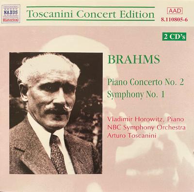 CD VLADIMIR HOROWITZ - Brahms Klavierkonzert Nr.. 2 ,  Symp 81108056 NAXOS 1998 US Klassik Gebraucht