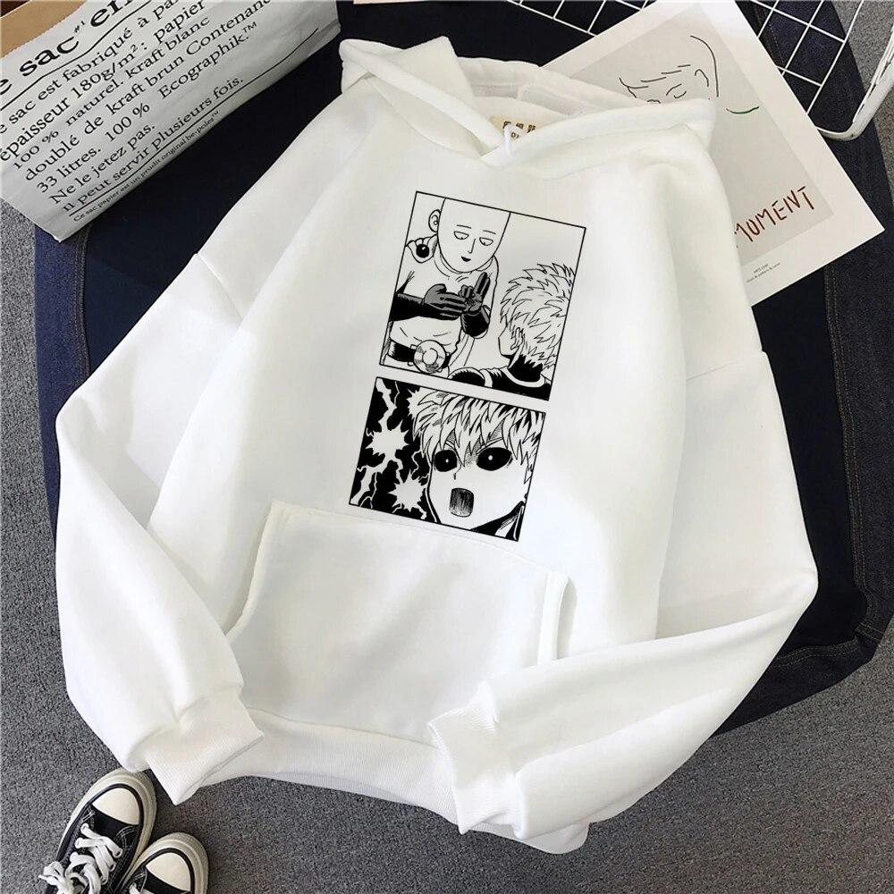 One Punch  Unisex hoodies women harajuku aesthetic vintage Pullover female Korean style sweater Unisex