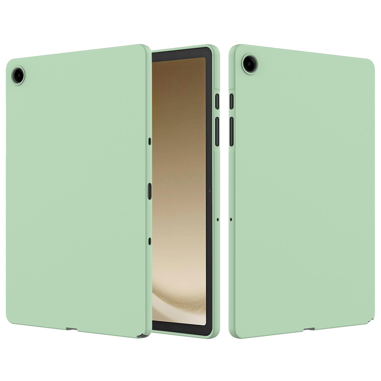 

For Samsung Galaxy Tab A9+ Tablet Case Liquid Silicone Protective Cover Green