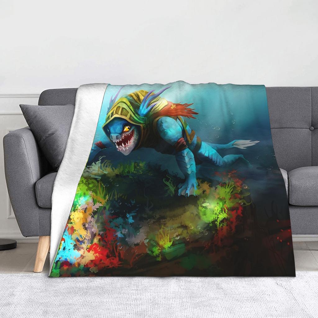 Dota Game Knitted Blanket  Fuzzy Throw Blanket Bed Sofa Decoration Ultra-Soft Warm Bedspreads