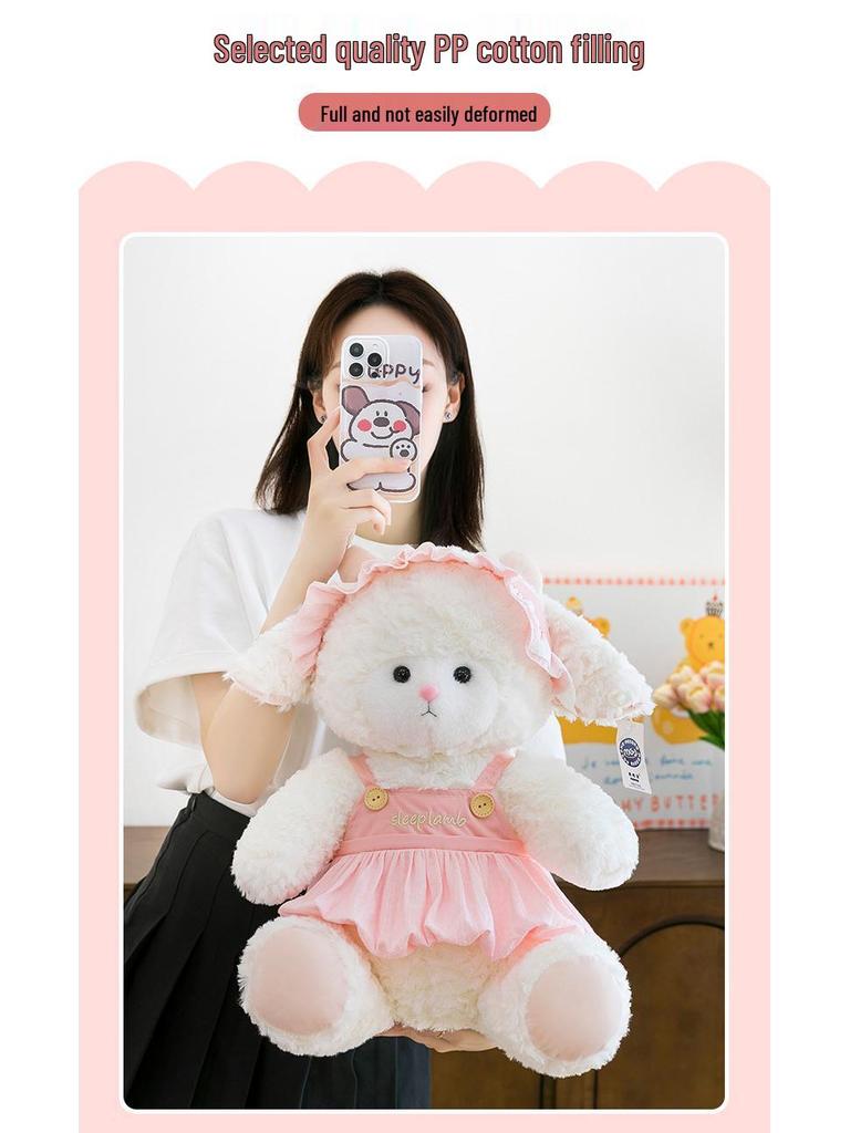 Cozy Lamb Plush Toy - Adorable Sheep Doll for Children's Day Gift