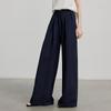 Women's Relaxed Fit Lyocell Linen Wide-Leg Casual Pants