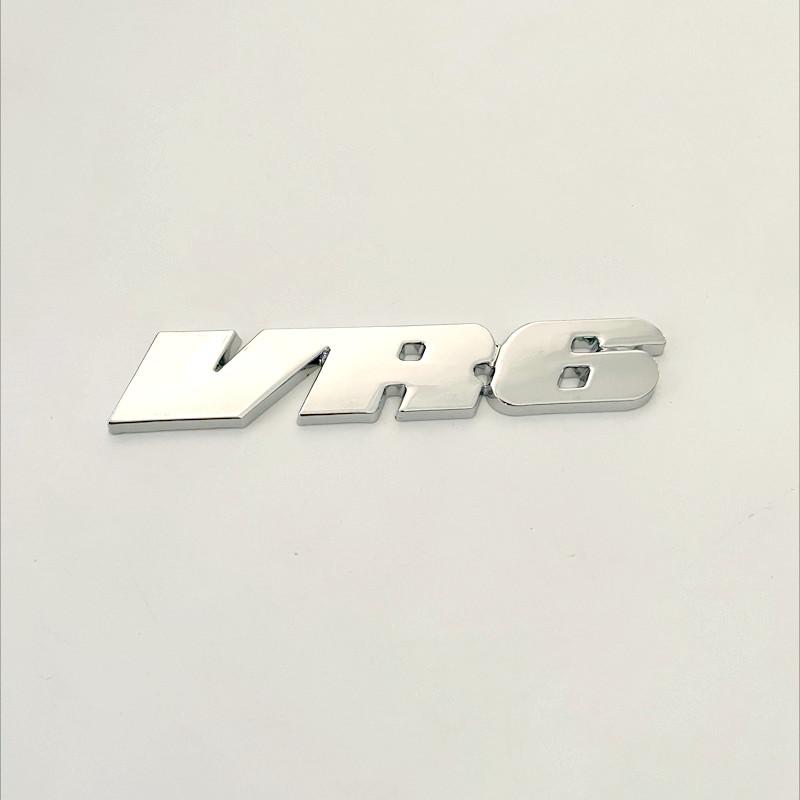 3D Metal Car Letters VR6 Logo Emblem Badge Decals For Volkswagen Jetta A3 Passat VW Golf 3 MK2 MK4 MK3 VR6 Sticker Accessories BAR1