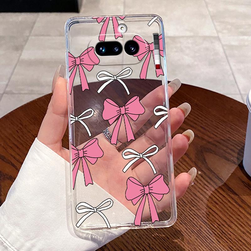 For Nothing Phone 4a 5G Case Clear Luxury Cute Love Rabbit Funny Pattern TPU Soft Silicone Back Cover For Nothing 4A 4 A Casing