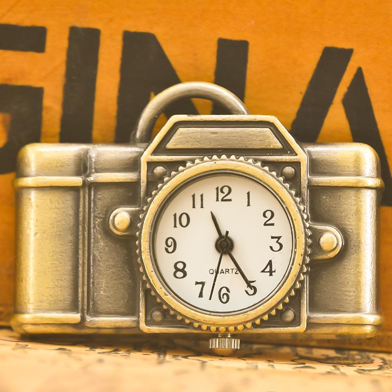 Antike Kamera Quarz-Ketten-Taschenuhr – Modisches und kreatives Design