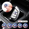 For BMW M E46 E90 E60 50th Anniversary Car Key Sticker Decal & Key Fob Cover Compatible with BMW E34 E36 E60 E90 E46 E39 E70 F10 F30 M3 M5 M6 E7 q00