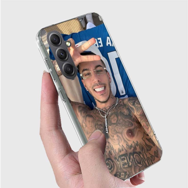 Rapper Sfera Ebbasta Phone Case for Samsung A16 A26 A36 A56 A17 A37 A57 A07 A06 A02S A03 A04S A05S Galaxy Note 20 10 A50S A71 A5