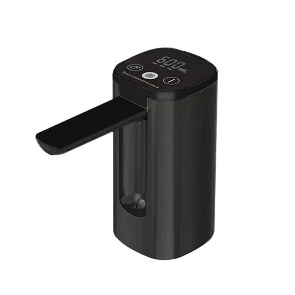 LED Display Water Bottle Pump Foldable Water Dispenser Quantitative Wine Dispenser  Outdoor