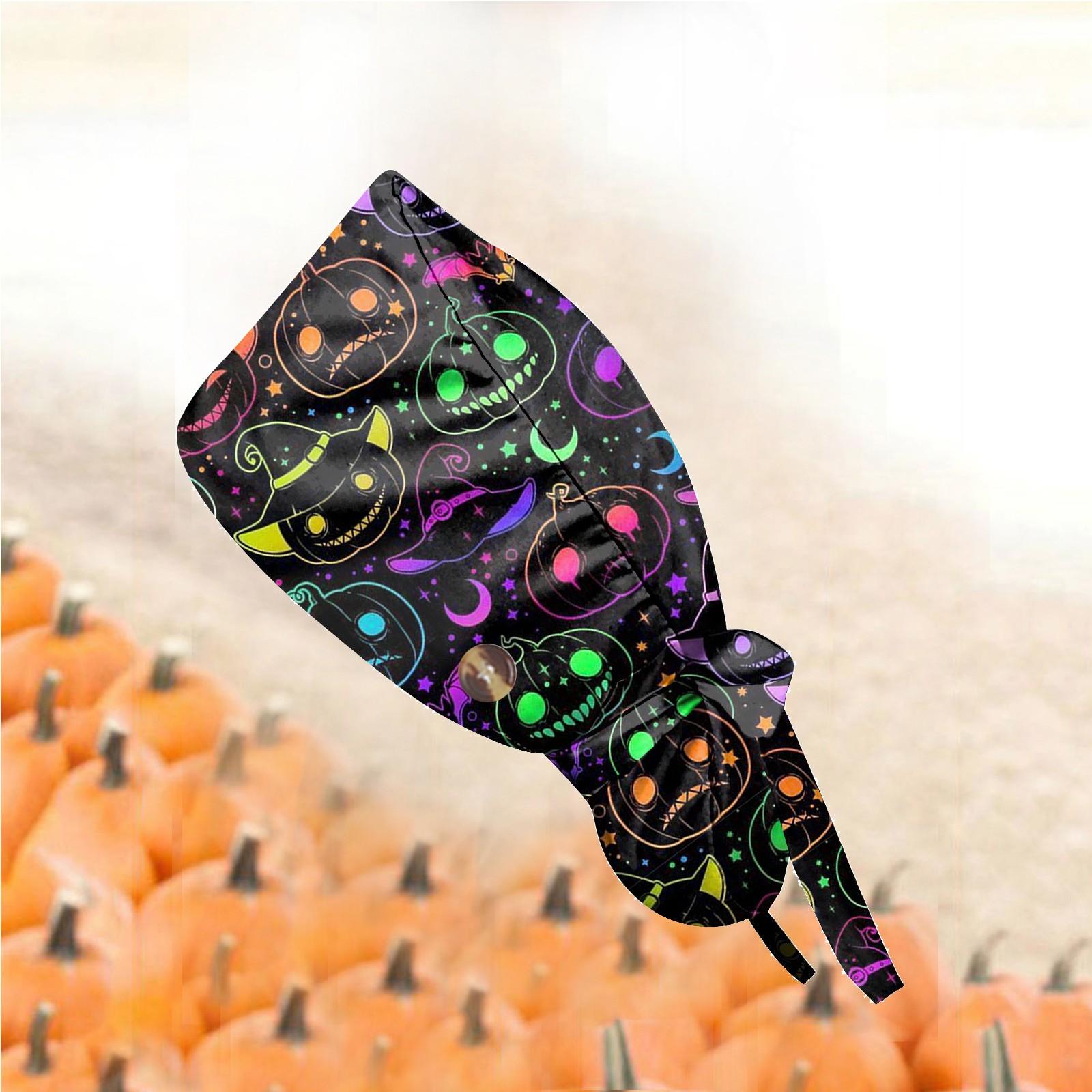 

Хелловінська шапочка для медсестри Хірургічна шапочка Капелюх лікаря Шапочки Baotou З вологопоглинаючою пряжкою з рушника Друк Чиста бавовна Модні капелюхи для жінок Чоловіків One Size зелений