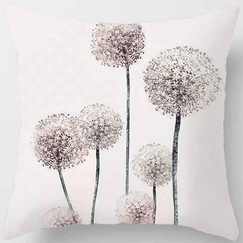 Auto Sofa Kissenbezug mit Löwenzahn-Druck Quadratischer Kissenbezug