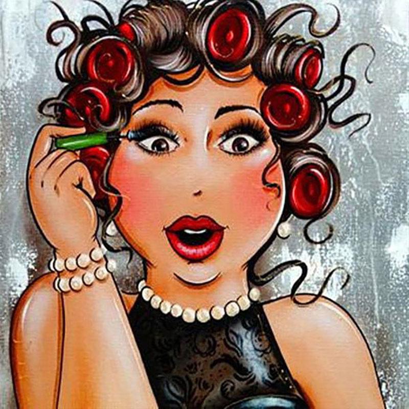 

5D Алмазная картина, вышивка крестом, красота, полное изображение, художественные бусины, домашний декор, круглый