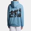 Moncler X Frgmt Collaboration Series Ss23 Letter Embroidery Back Mountain Scenery Pattern Printed Fleece Hoodie Unisex Hoodies I209U8G00007M2372710