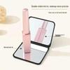 Compact Double-Sided Folding Makeup Mirror - Portable and Stylish for Students