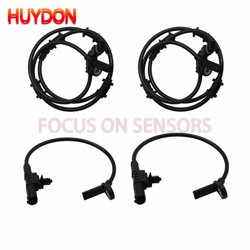 4PCS Front Rear ABS Wheel Speed Sensor 1645400717 1645400917 For Mercedes-Benz Gl320 Gl350 Gl450 Gl550 Ml320 Ml350 Ml450 R350
