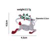 Reindeer & Santa Snowflake Christmas Napkin Rings - Festive Wreath Holders for Hotel Decoration, Bestseller