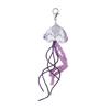 3 Pieces Colorful Glass Bead Jellyfish Keychain Ornament Adds Elegant Charm To Your Accessories Stylish Outfits