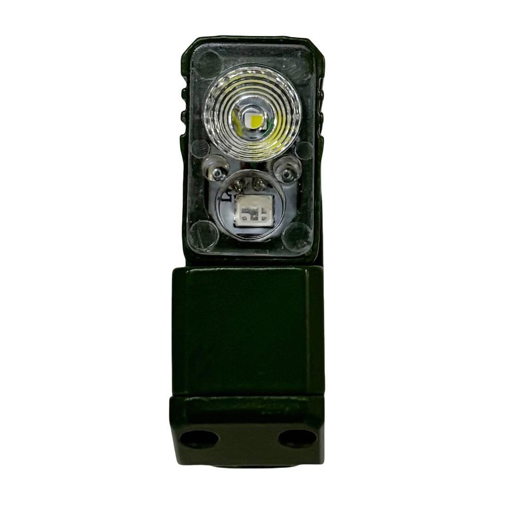 Portable Rechargeable EDC Flashlight 400 Lumens Flat Pocket Flashlight Magnetic Keychain Flashlight for Outdoor Camping Hiking