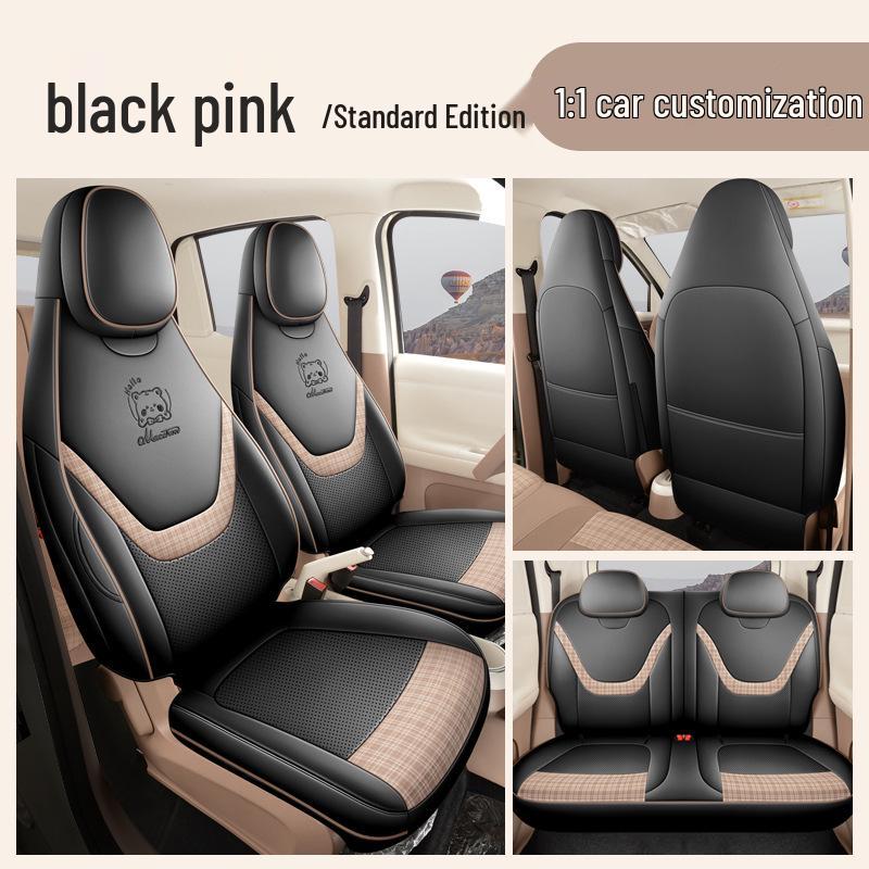 Leather Car Seat Covers for Wuling Bingo Pro - Universal, All-Season, Full Coverage Seat Cushions