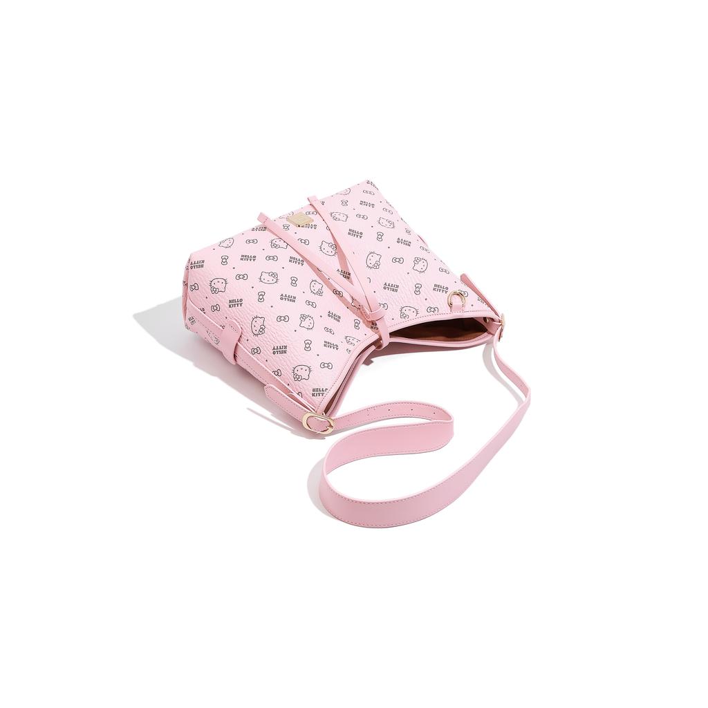 New Sanrio HelloKitty Hello Kitty PU Shoulder Bag Regular Women's Pink/Brown/Milk Tea SHHF41494