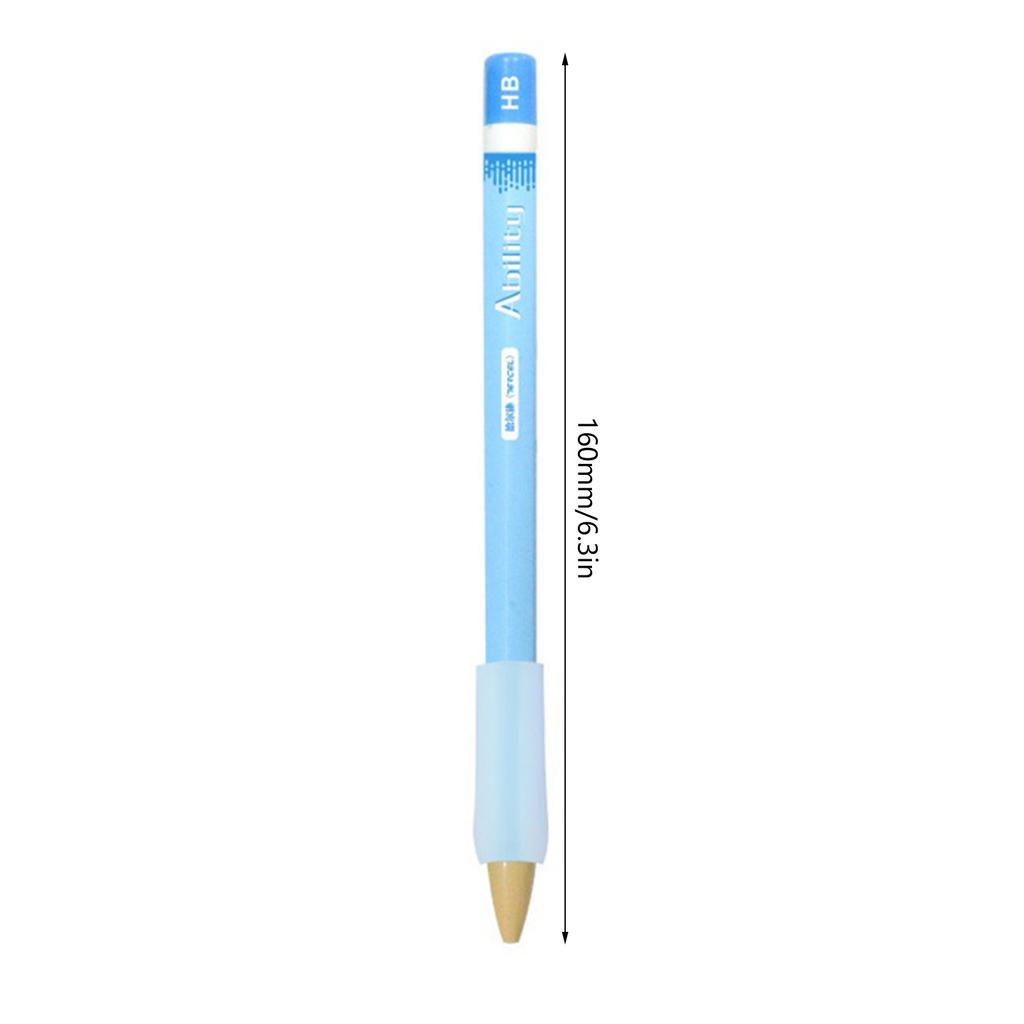 Student Mechanical Pencil Slip Resistant Silicones Grip Posture Correction Automatic Pencil Twist Action for Student