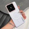 For Xiaomi Mi 15T Pro Case Hard Transparent Magnetic Wireless Charging Protective Back Cover For Xiaomi Mi 15T Mi15 Pro Shell