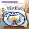 Rodri MCFC General Bedding Quilt Set Quilt Cover Pillowcase Home Decoration Birthday Gift (1 * Duvet Cover + 2 * Pillowcase, Without Core)