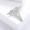 Eye Catching Sophisticated Angelic Wing Pin Portable Jewelry Accessory for Themed Event Stylish Outfits Casual Wear