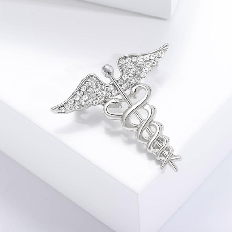 Eye Catching Sophisticated Angelic Wing Pin Portable Jewelry Accessory for Themed Event Stylish Outfits Casual Wear